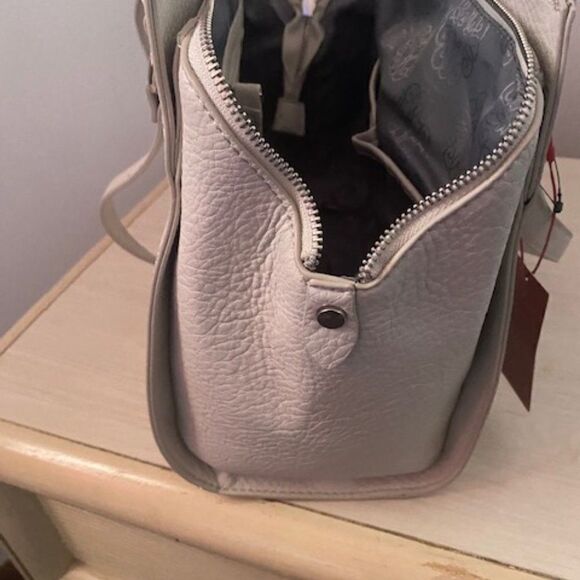 ENZO Angiolini Eb Namias Snakeskin print satchel - Picture 8 of 9